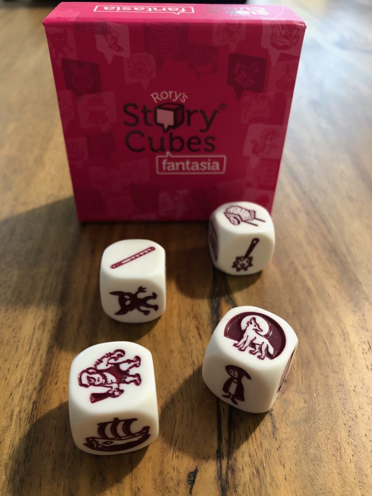 Mon utilisation des Story Cubes roses